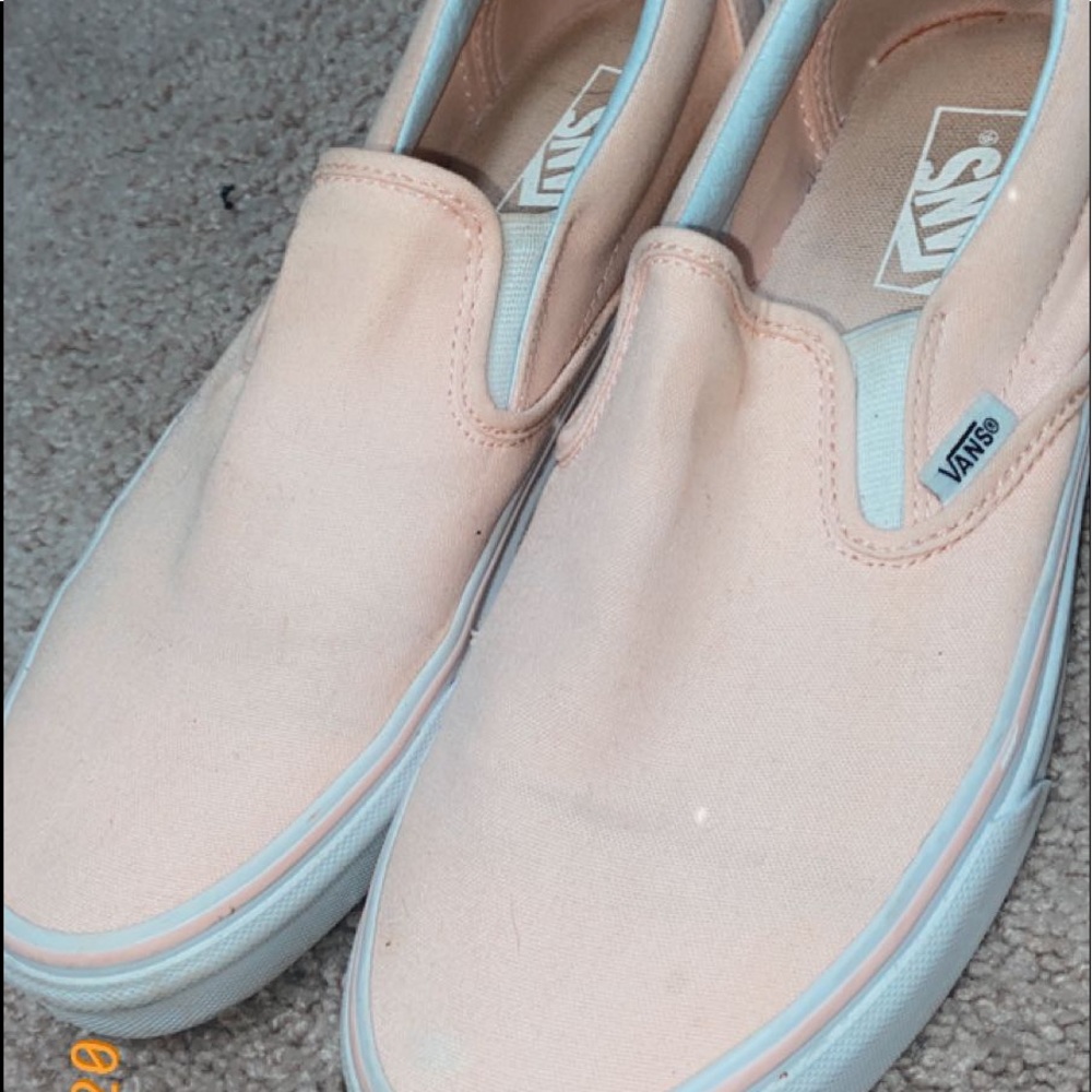 light pink vans